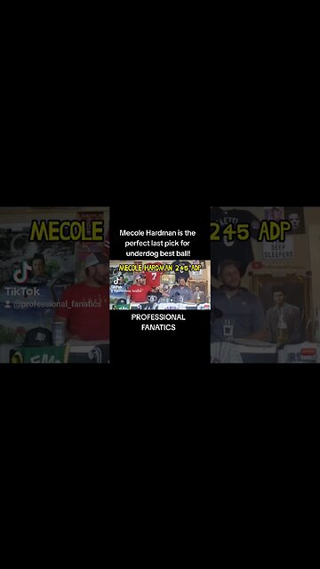 The best last round pick in underdog fantasy! #nfl #fantasyfootball #underdogfantasy #like #shorts