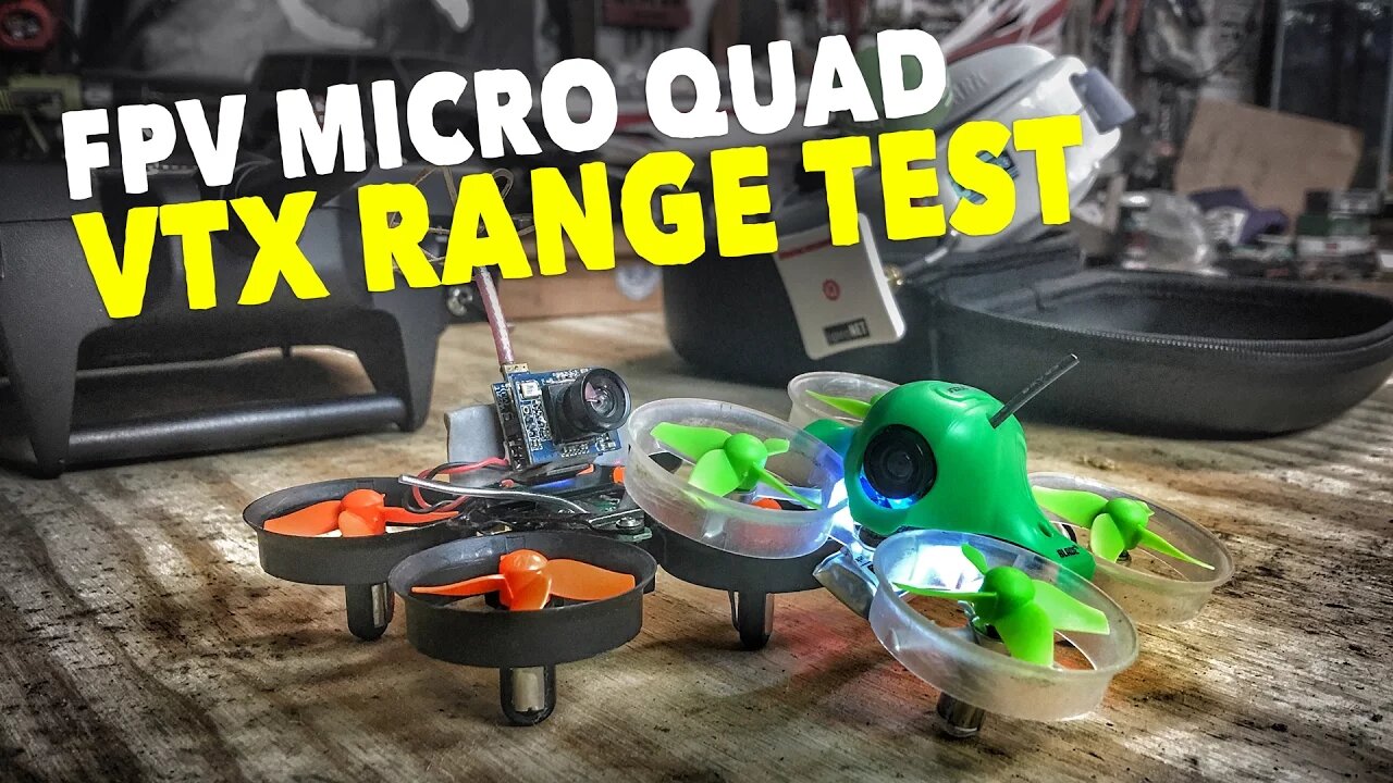 Blade Inductrix & Furibee F36 Simple House VTX Range Test