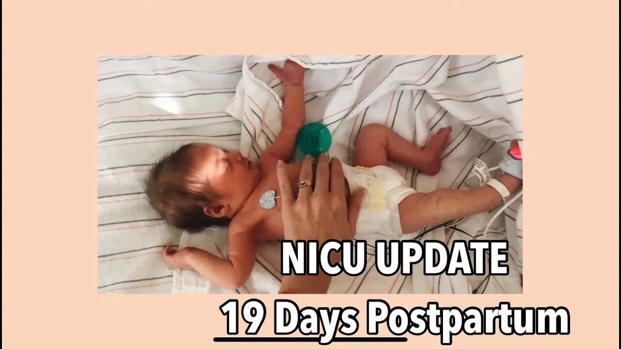 19 days postpartum/NICU update (+ tips for NICU parents)