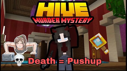 1 Death = 1 Pushup 💀 Minecraft Murder Mystery