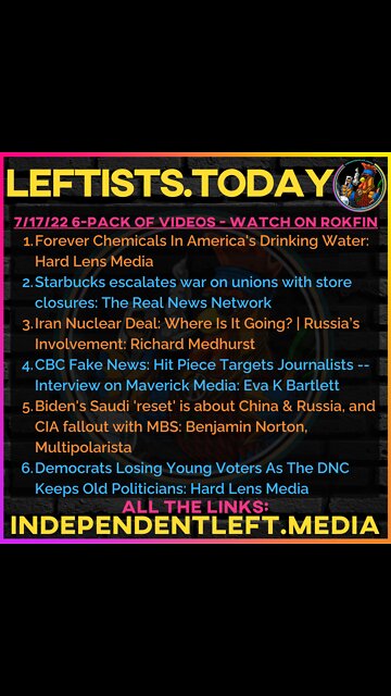 7/17: Forever Chemicals In America's Drinking Water! | Starbucks Escalates w/ Store Closures