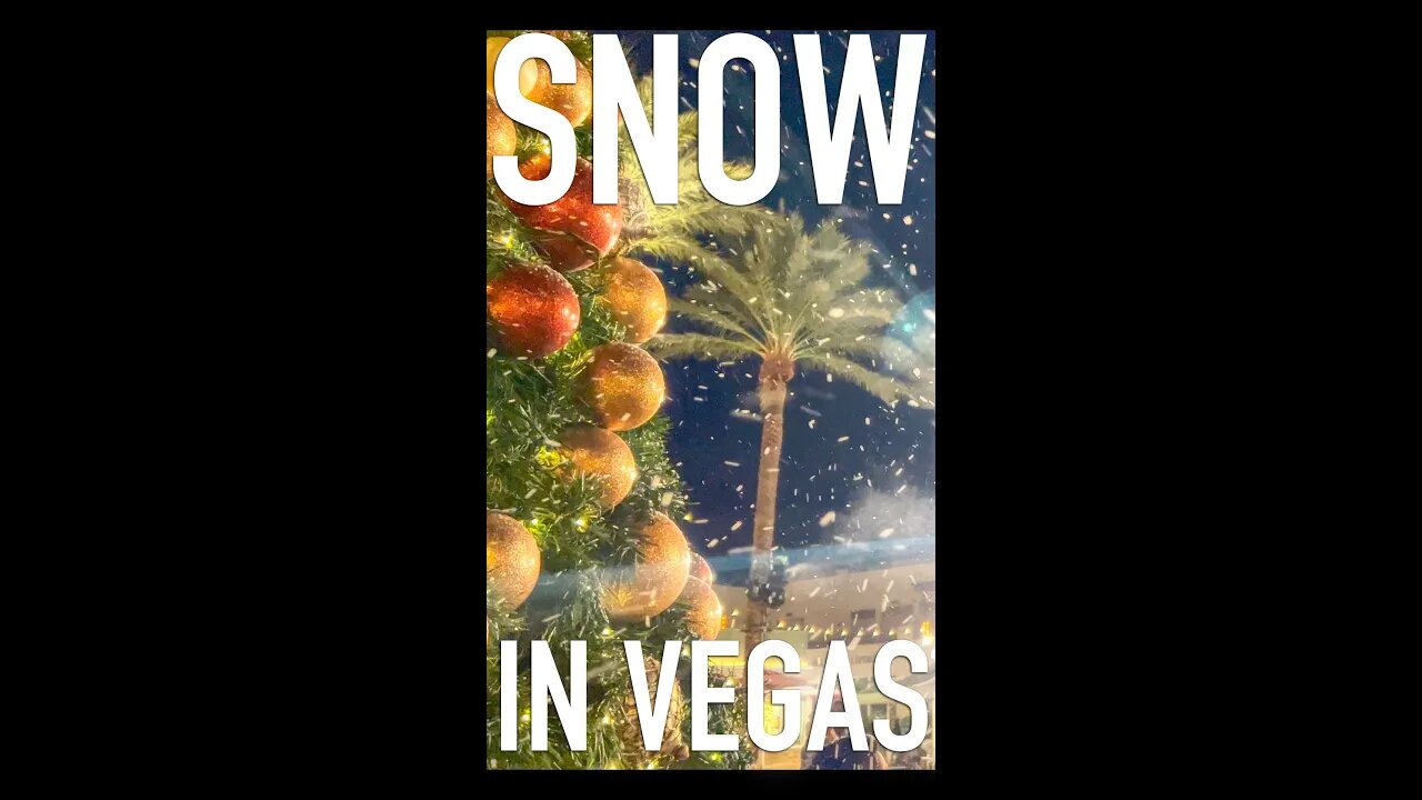 I bet you didn’t know it “snows” in Vegas every day…