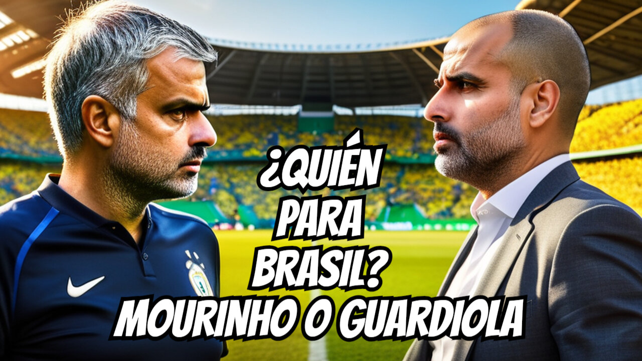 MOURINHO vs GUARDIOLA: ¿MEJOR OPCIÓN para el BANQUILLO de BRASIL?