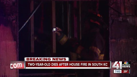 2-year-old boy dead after house fire on Wheeling Avenue