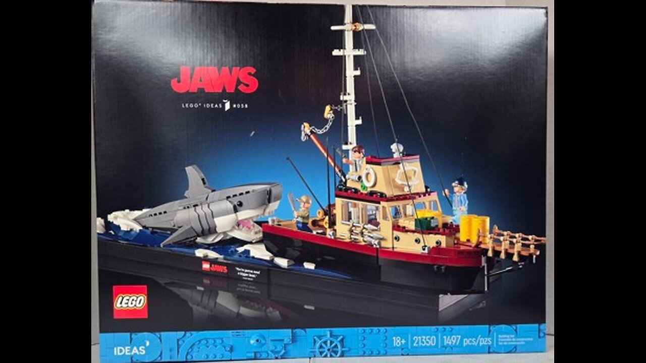 Unboxing & Building Lego 21350 Jaws-Part 1