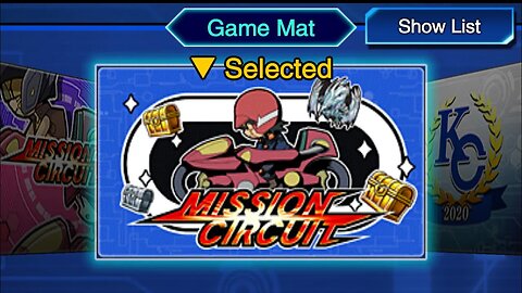 Yu-Gi-Oh! Duel Links - Mission Circuit (Yusei #3) Game Mat & Card Sleeves