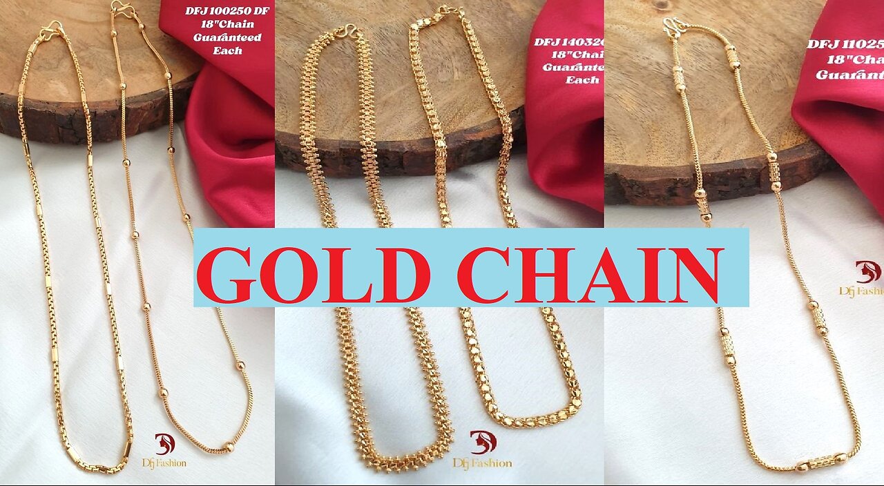New gold chain designs 2024, New gold chain models for women, Light weight chain designs #chain
