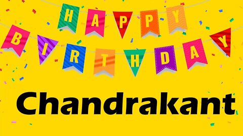 Happy Birthday to Chandrakant - Birthday Wish From Birthday Bash