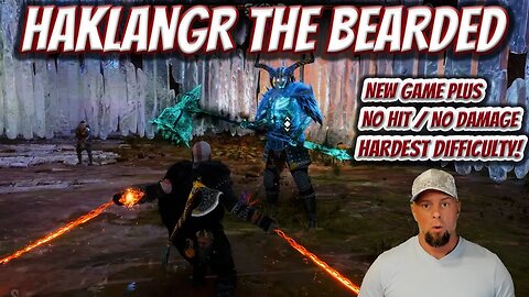 God of War Ragnarok - Haklangr The Bearded Boss Fight (No Hit / GMGOW / NG+)