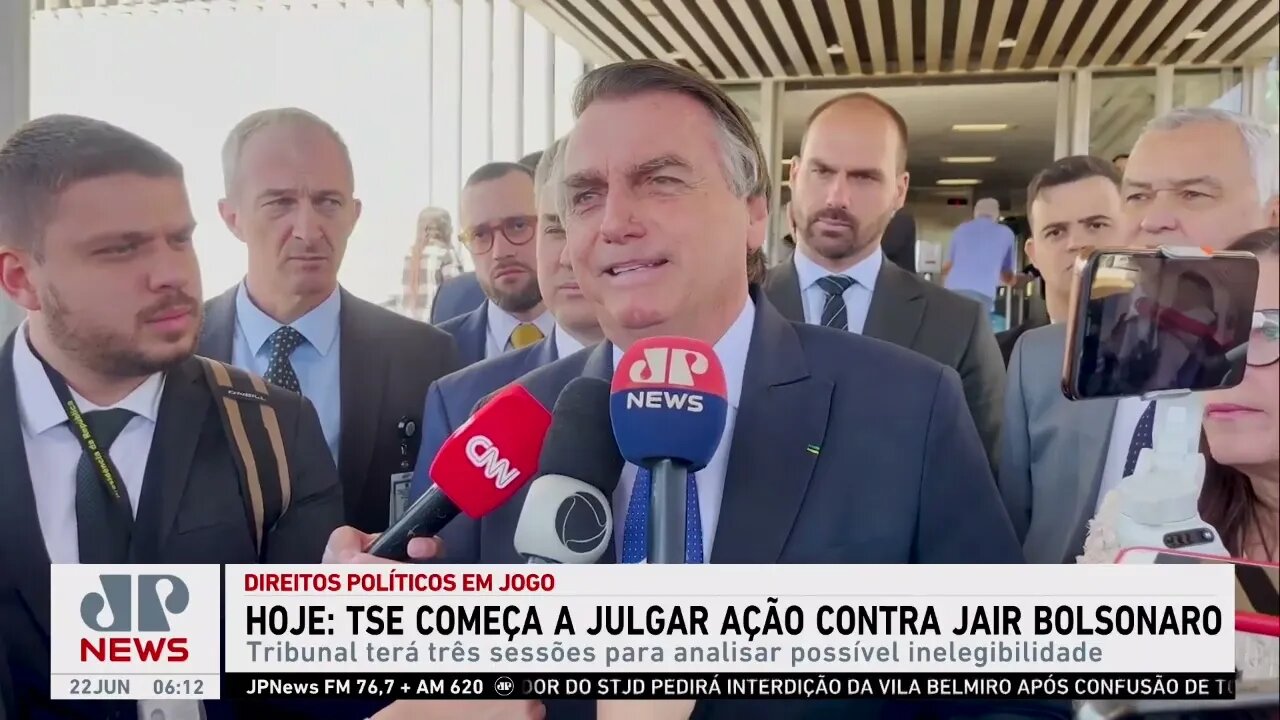 TSE inicia julgamento que pode tornar Bolsonaro inelegível nesta quarta (22)