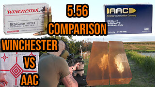 5.56 Ammo Comparison | Winchester vs AAC (55 grain)