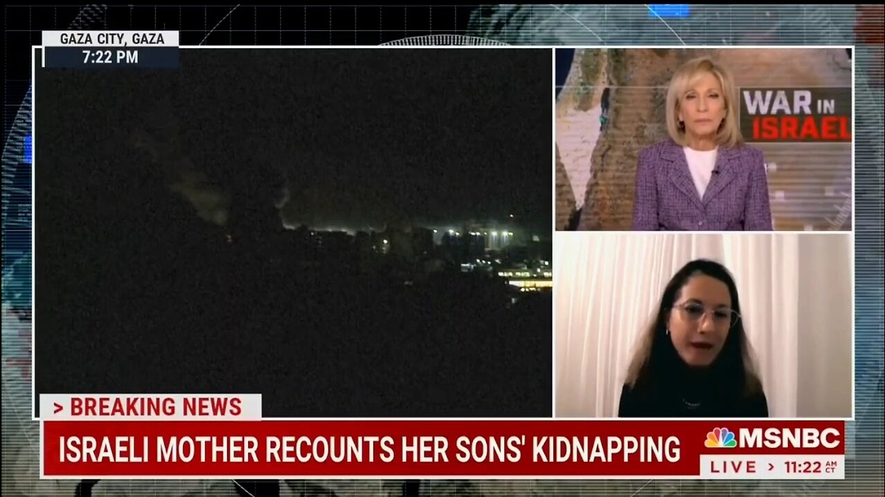 Israeli Mom Whose Children Were Taken by Hamas Terrorists Loses It On Heartless MSNBC Host