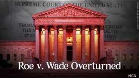 SCOTUS Roe vs Wade overturned by the Supreme Court ✝️✝️✝️ Thanks president Trump He will rise again
