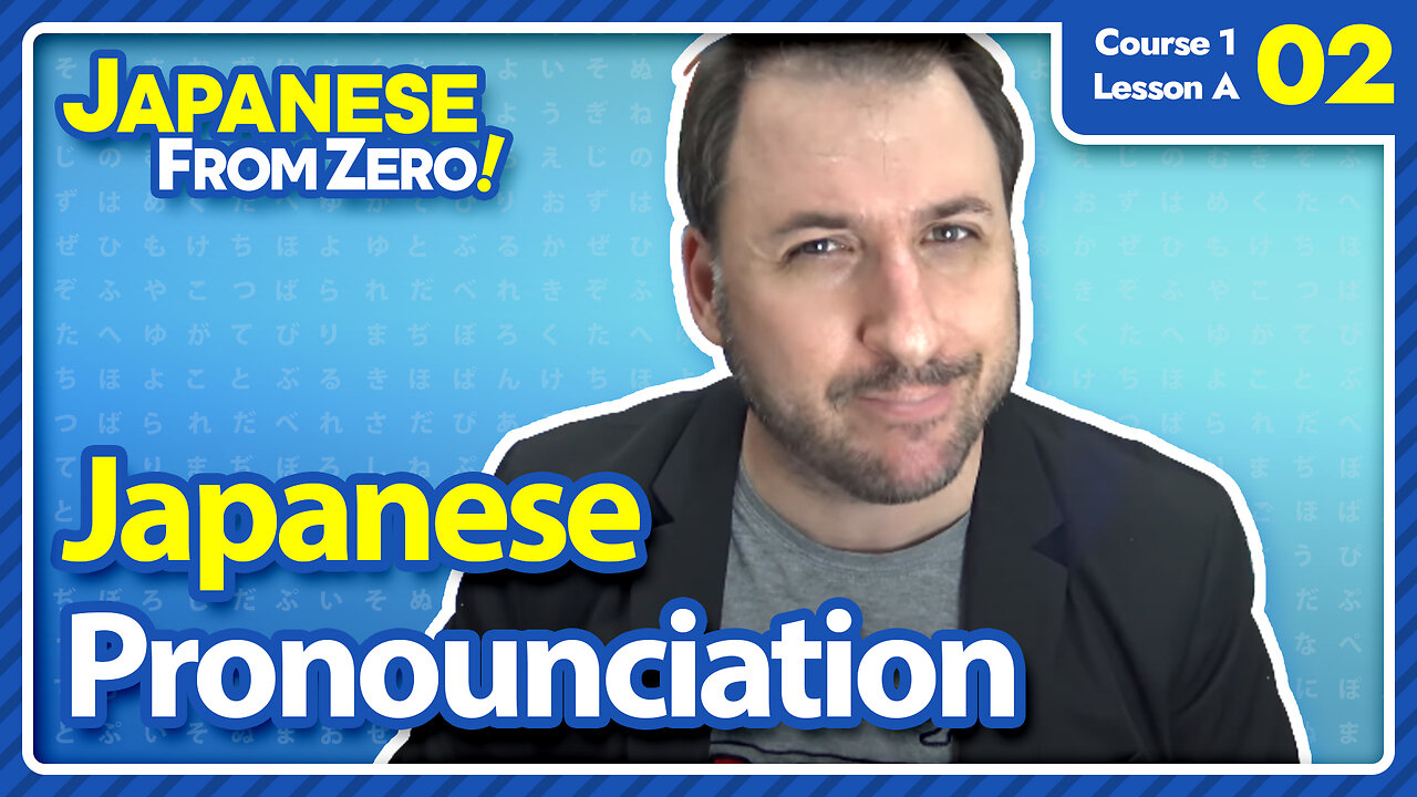 Japanese Pronunciation is Easy! | Japanese From Zero! 002