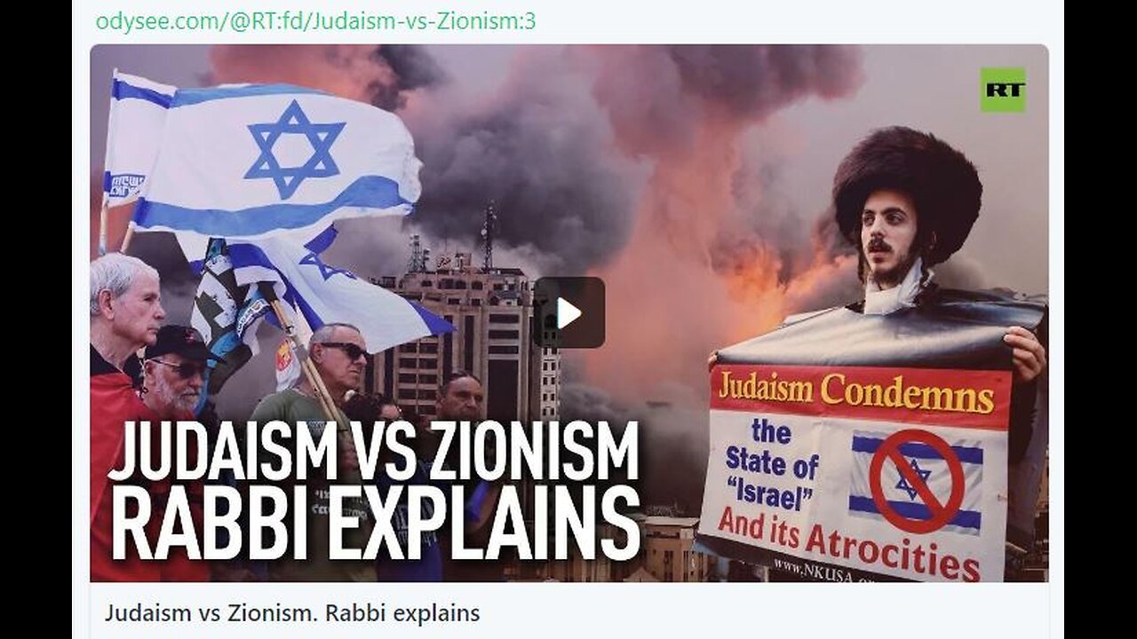 Judaism vs Zionism. Rabbi Explains. Mass Anti Zionism Protests in Israel