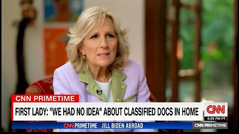 Jill Biden Dismisses Joe's Stolen Classified Documents