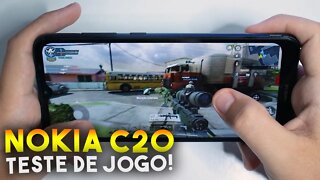 Nokia C20 - Teste de GAME! COD Mobile será que roda liso?