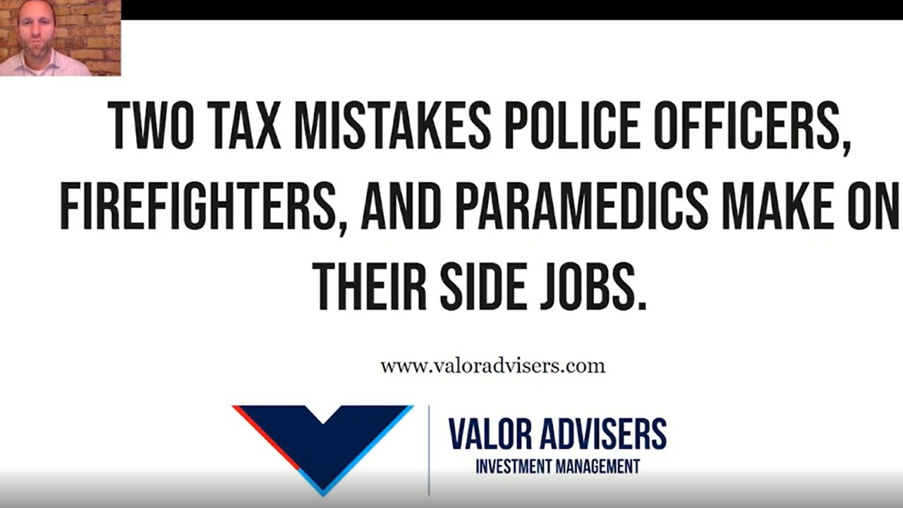 Two Tax Mistakes Police Officers, Firefighters, and Paramedics Make On Their Side Jobs