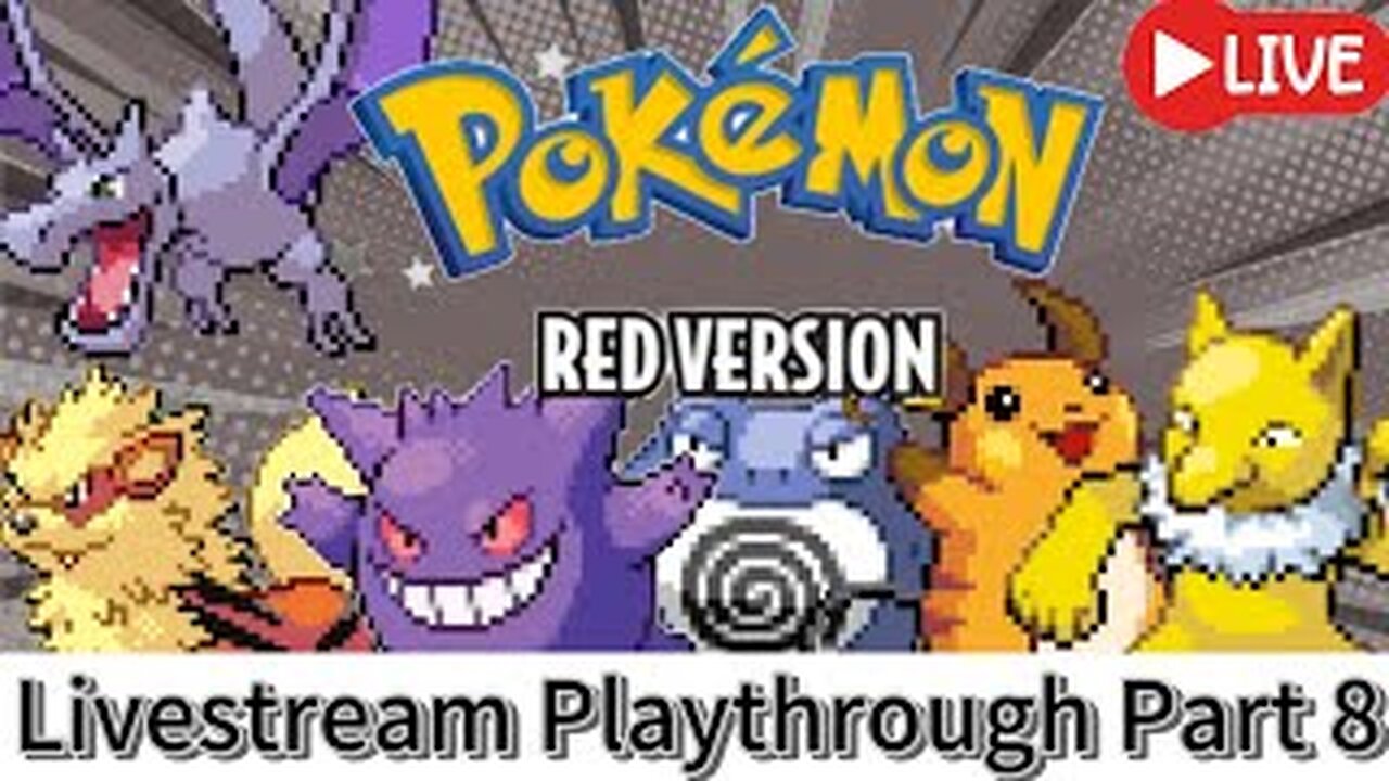 (LIVE) Pokémon Red Part:08