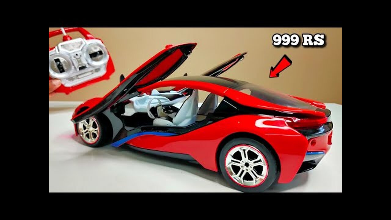 Fastest RC BMW i8 Electric Car Unboxing & Testing - Chatpat toy tv