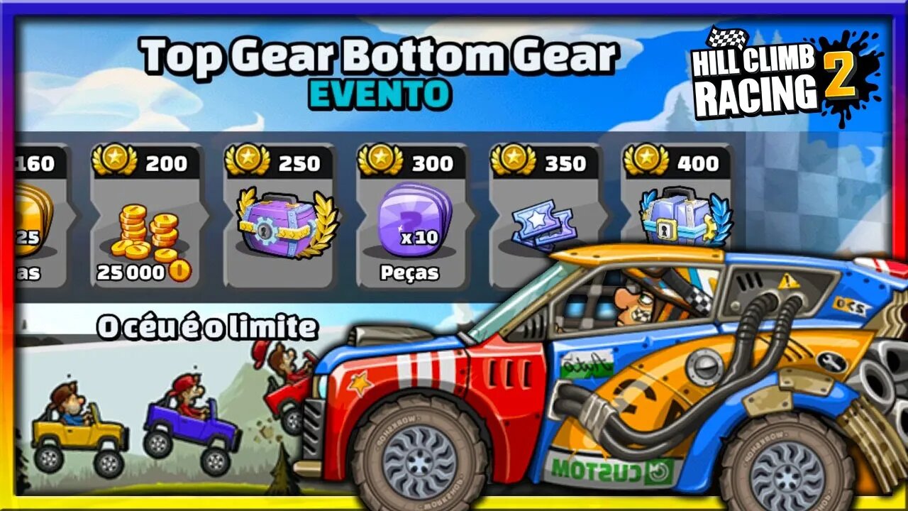 Evento do Hill Climb Racing 2 em 2021 | Top Gear Bottom Gear