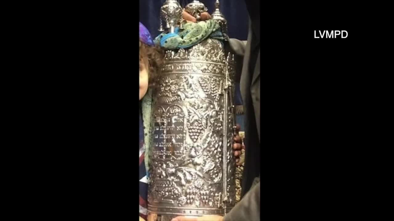 Caught on camera: Las Vegas police continue to search for religious artifact