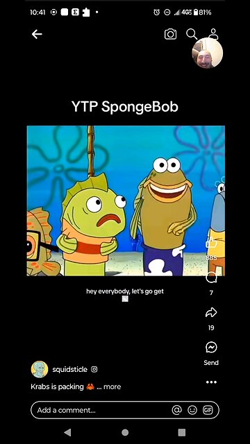 Squidward tentacles ytp reaction you have been cheated and lied to