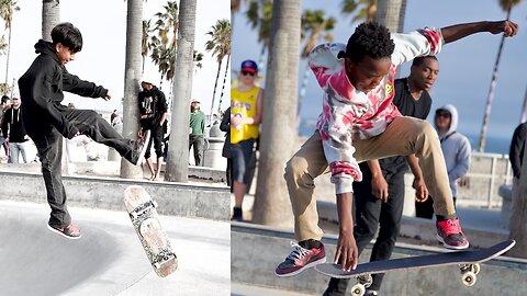 Anthony and Tyay Receive Jesus in Venice Beach Skate Park