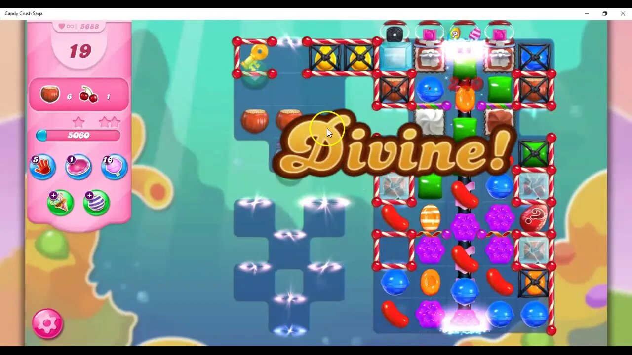 Candy Crush Level 5688 Talkthrough, 25 Moves 0 Boosters