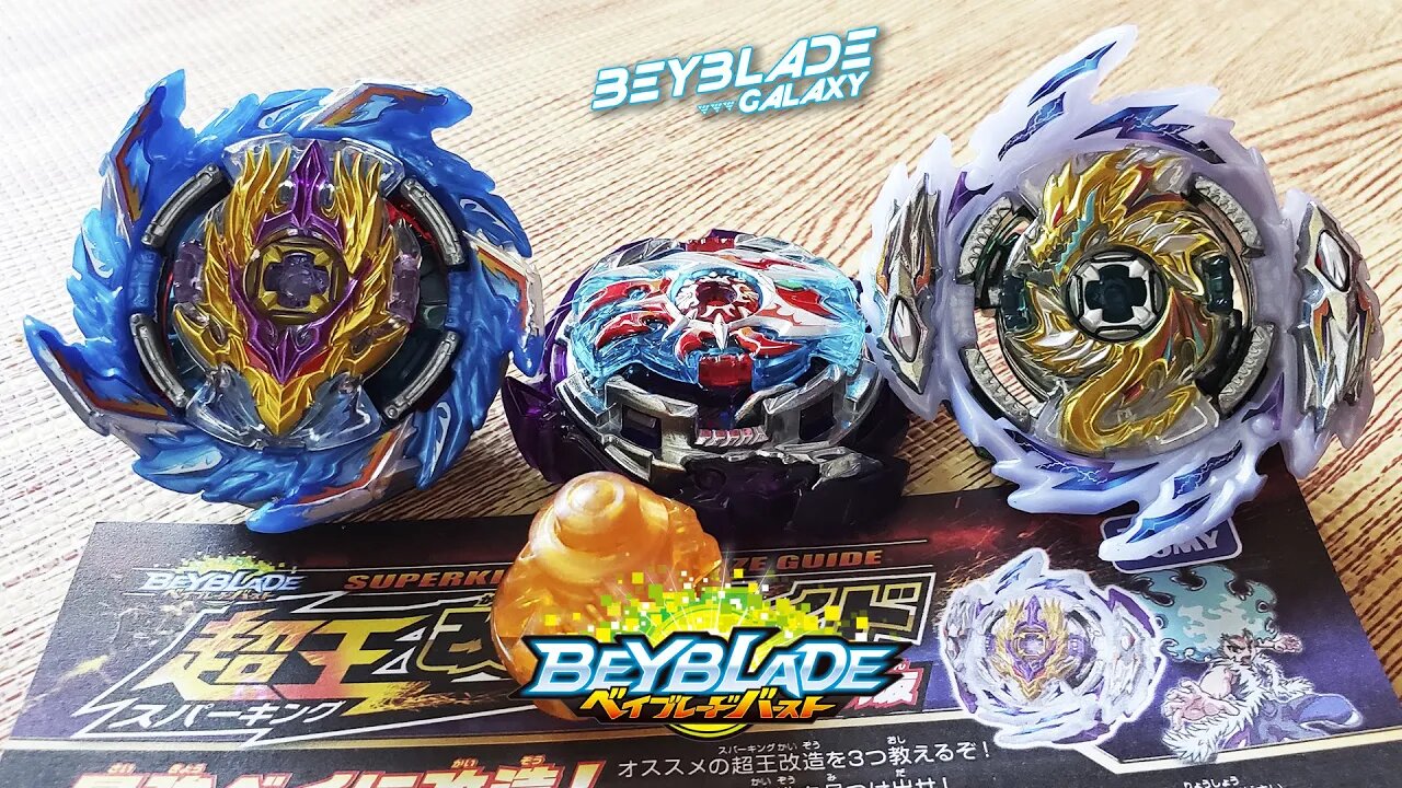 SuperKing Customize Guide versão RAGE LONGINUS - Beyblade Burst ベイブレードバースト