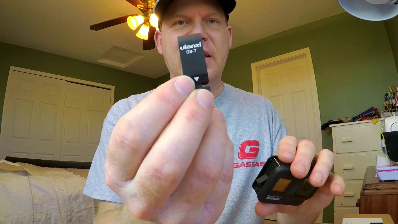 GoPro Hero 8 Black - Ulanzi Case, Door,and a Selfie Stick