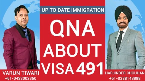 Questions about VISA 491 | VARUN TIWARI WITH HARJINDER CHOUHAN