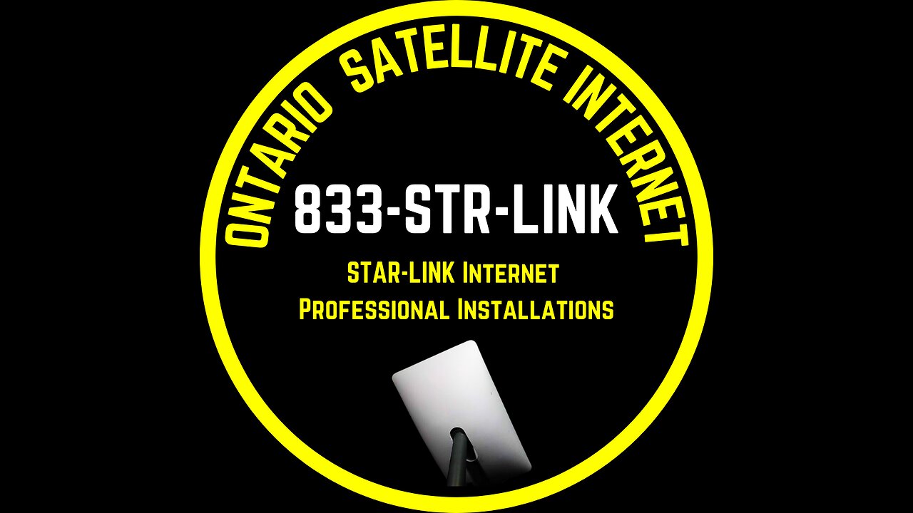 Starlink Satellite Internet Professional Installations are available for residents of Ontario Canada