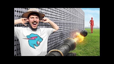 Can 50,000 Magnets Catch A Cannon Ball?