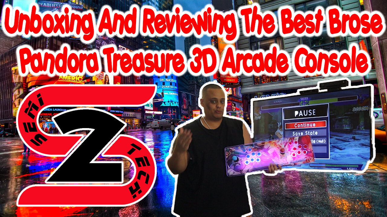 Unboxing & Reviewing The Best Brose Pandora Treasure 3D Arcade Console - Must Have