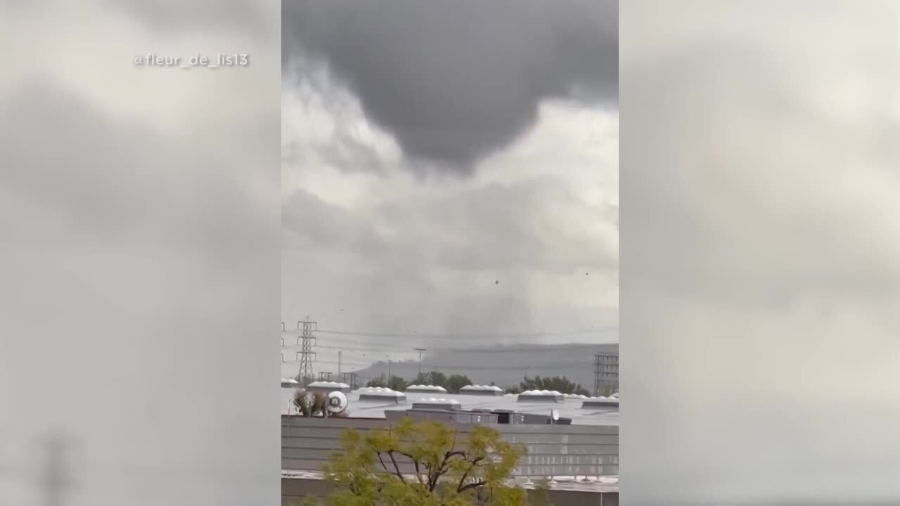 Funnel cloud in LA