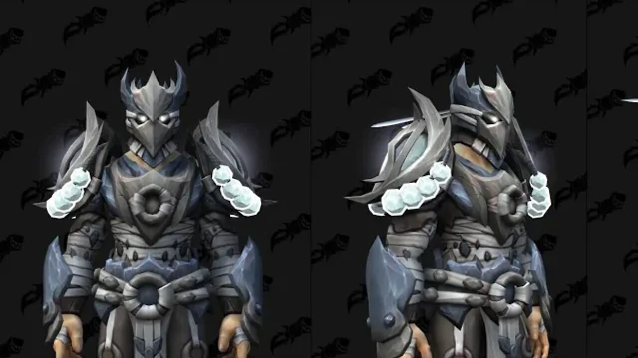 Death Knight, Warrior & Monk Tier Sets Dragonflight