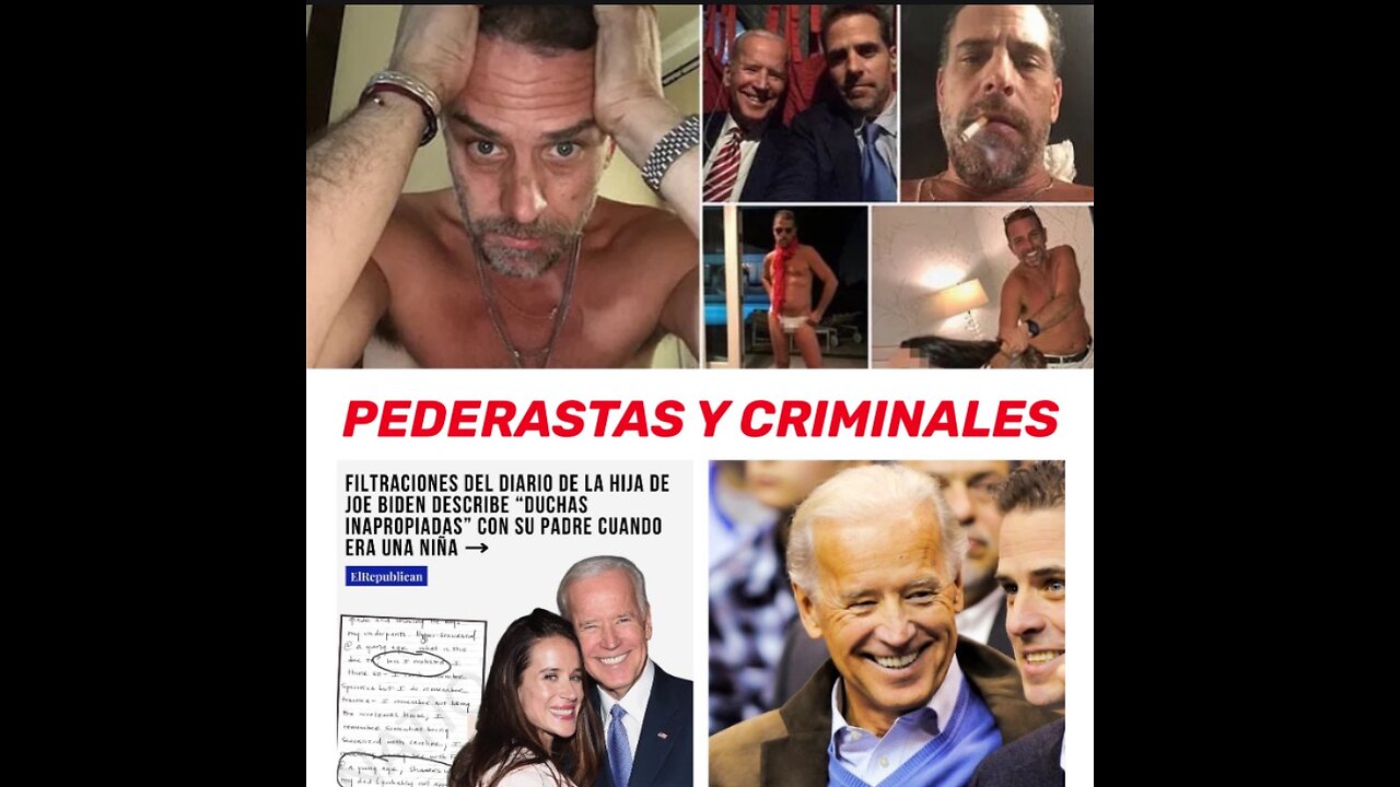 ♦️FAMILIA DE PEDERASTAS Y CRIMINALES♦️🇺🇸 PROBABLE JUICIO POLÍTICO A JOE BIDEN 🇺🇸