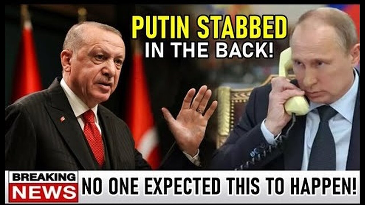 Putin just got terrible news: BRAVE ACTION by Turkey! Russia is now totally alone!