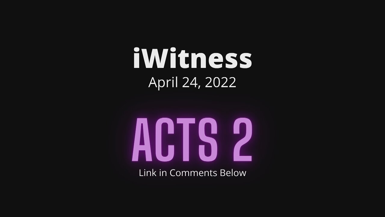 Acts 2 Read & Discuss | 04/24/2022