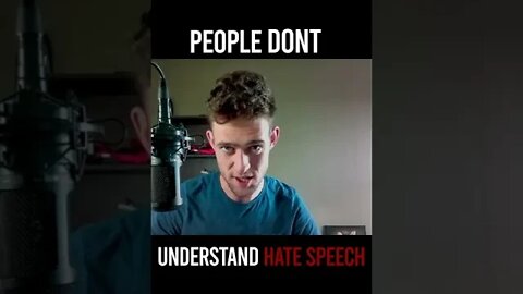 People Don't understand hate speech #shorts