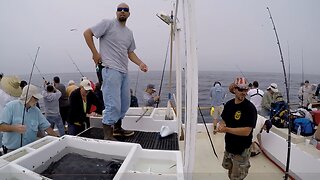 (16) 06/30/2015 - Yellowtail going banana's aboard the San Diego out of Seaforth Sportfishing.