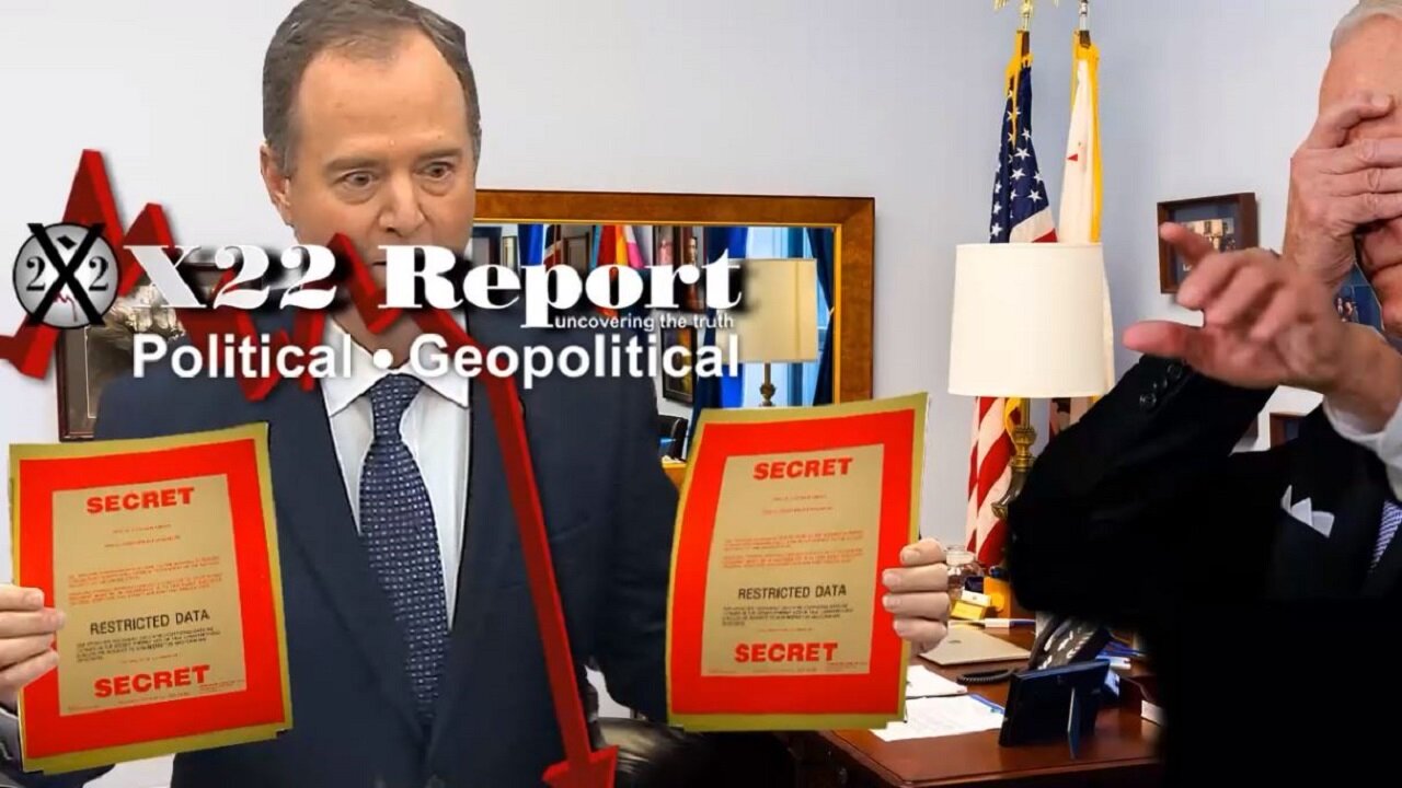 X22 Report - Ep. 3087B - Did Schiff Hand Classified Docs To Biden? The [DS] Is In Panic Mode