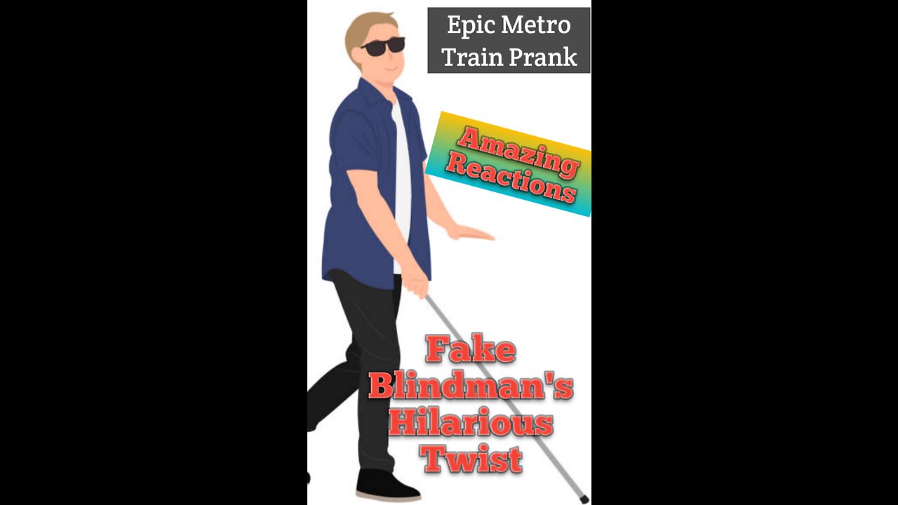 Epic Metro Train Prank: Fake Blindman's Hilarious Twist!