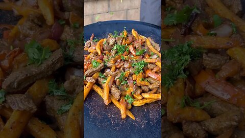 Lomo saltado on the @solostove