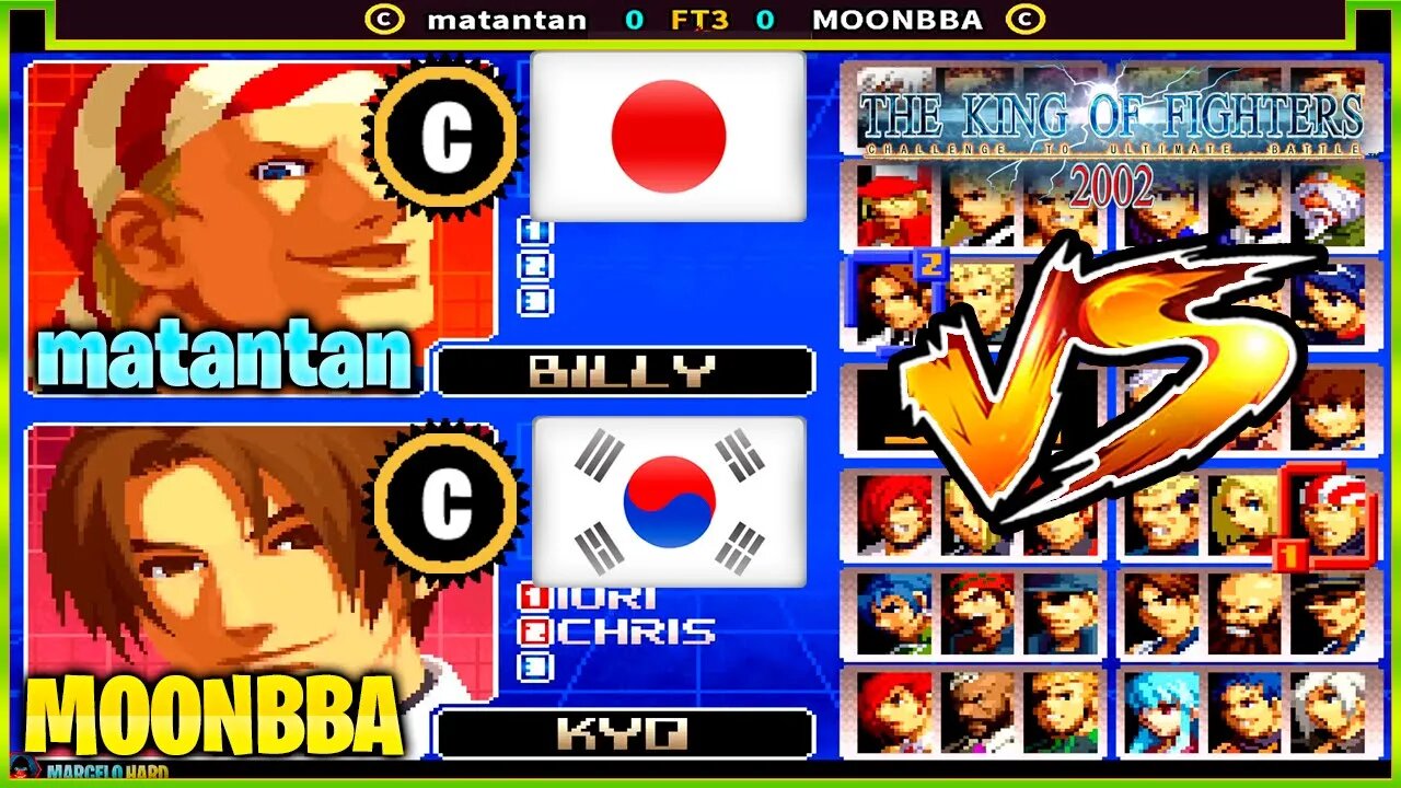 The King of Fighters 2002 (matantan Vs. MOONBBA) [Japan Vs. South Korea]