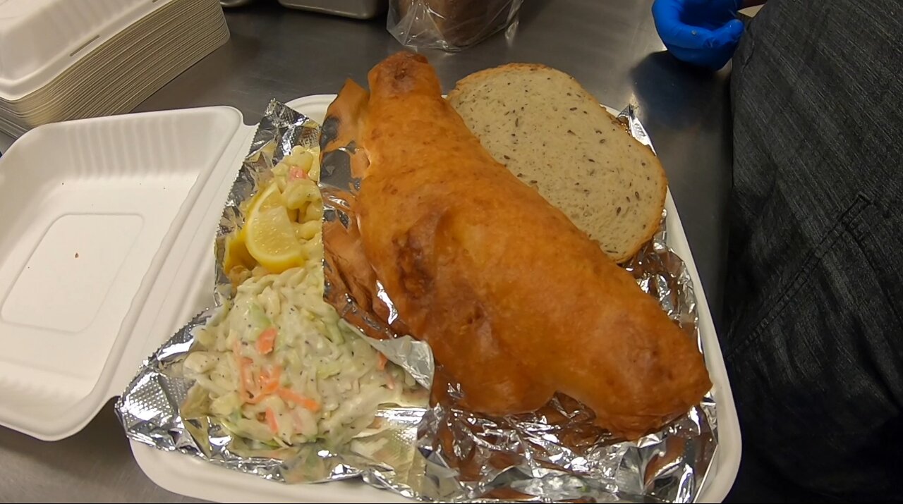 Lexington Co-op's Chef Andrew Stachura enjoys the science of making fish fries