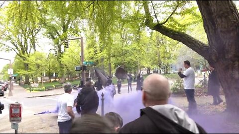 Antifa Attacks Republican Volunteers in Portland Oregon