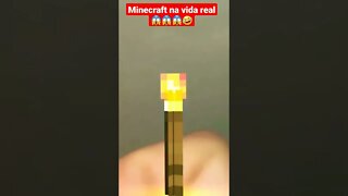 MINECRAFT NA VIDA REAL😱😱😱😱😱😱😱#shorts #viral #gaming #minecraft