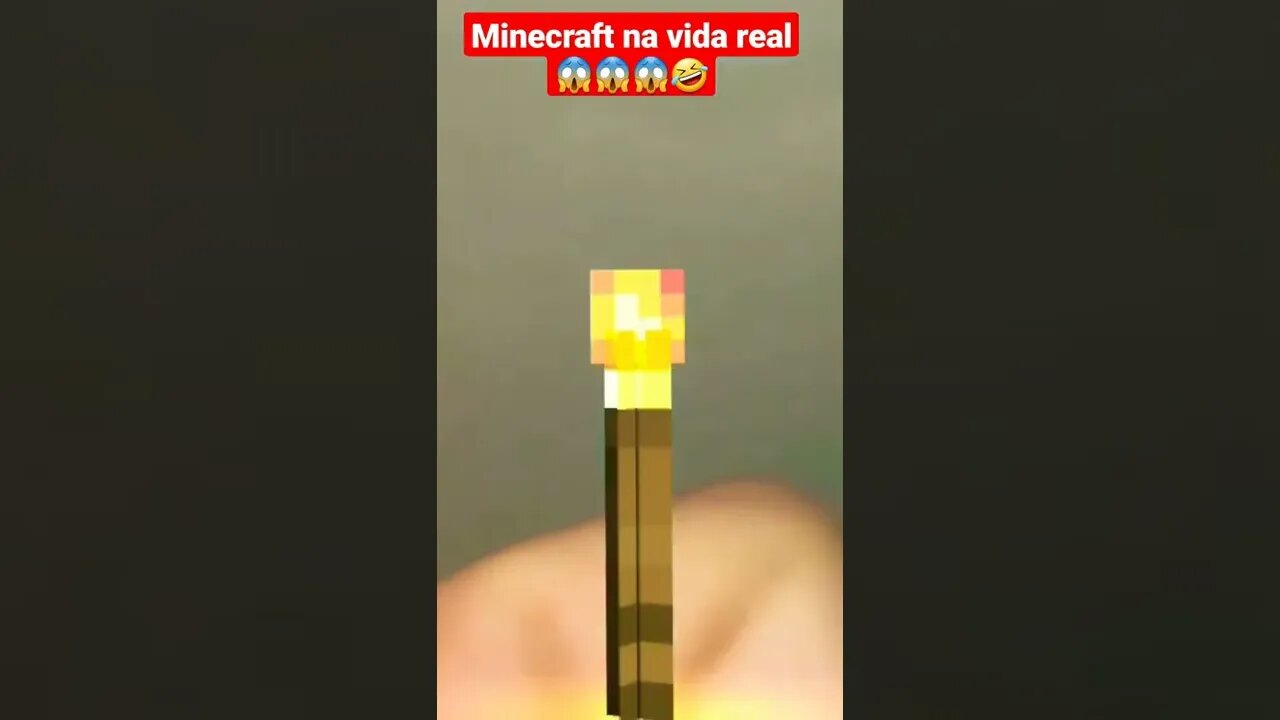 MINECRAFT NA VIDA REAL😱😱😱😱😱😱😱#shorts #viral #gaming #minecraft